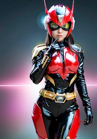 некоторая поза, Шедевр, в полный рост, Female Kamen Rider After Transformation, Female Kamen Rider After Transformation